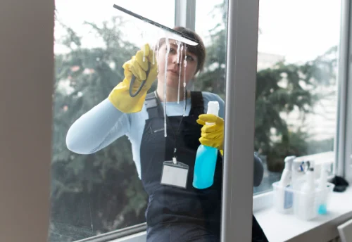 Nettoyage de vitres intérieures et extérieures à Rouessé-Vassé